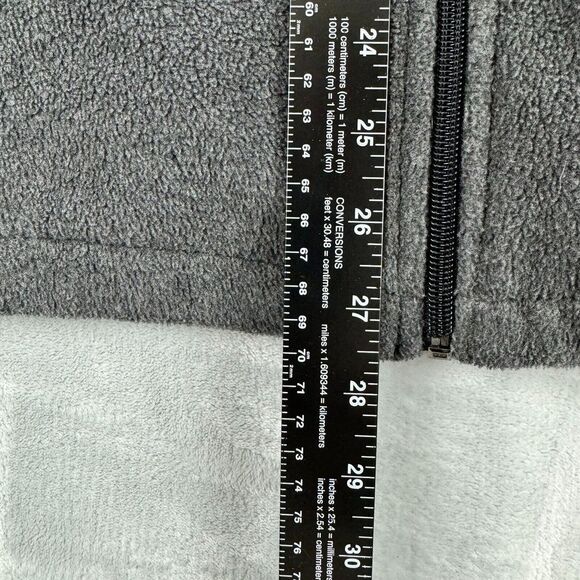 Columbia Fleece Jacket Mens Extra Large Grey Outdoors Hiking Granite Mountain - Picture 14 of 15